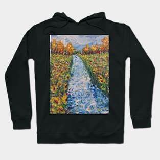 Sunflowers by River Hoodie